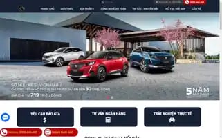 Peugeotbinhduong.com.vn Screenshot 2024-06-25 15:20:48