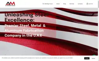 Almaamoonwelding.com Screenshot 2024-05-21 13:10:57
