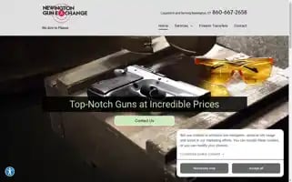 Gunexchangenewington.com Screenshot 2024-05-16 00:40:58