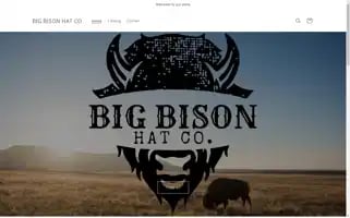 Bigbisonhatco.com Screenshot 2024-05-02 07:00:16