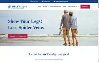 Tinsleysurgical.com Screenshot 2024-06-27 19:00:48