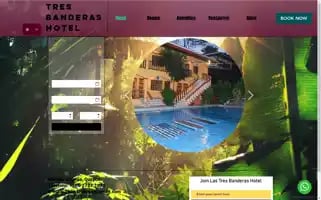 Tresbanderashotel.com Screenshot 2024-04-14 08:59:05