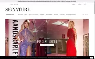 Signaturedresses.com Screenshot 2024-06-29 15:52:20
