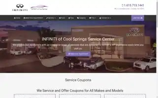 Infinitiofcoolspringsservice.com Screenshot 2024-05-16 02:32:23