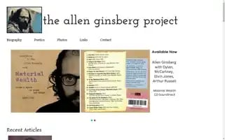 Allenginsberg.org Screenshot 2024-06-14 02:36:07