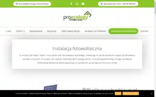 Proecology-fotowoltaika.pl Screenshot 2024-07-03 21:30:19