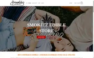 Buysmokiezedibles.com Screenshot 2024-05-26 20:07:40