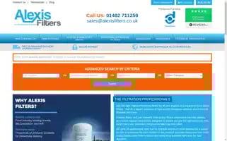 Alexisfilters.co.uk Screenshot 2024-05-15 10:53:38