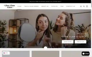 Glowglamgloss.com Screenshot 2024-05-04 01:43:33