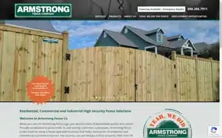 Armstrong-fence.com Screenshot 2024-05-15 12:16:43