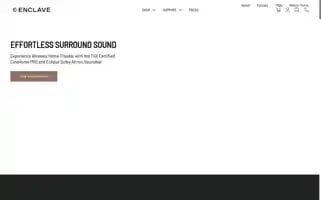 Enclaveaudio.com Screenshot 2024-05-09 14:10:56