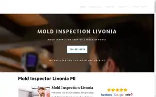 Livoniamoldinspection.com Screenshot 2024-07-06 10:52:10