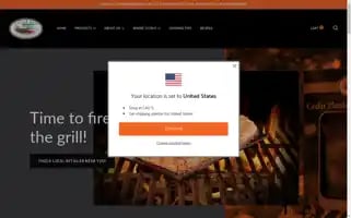 Cedarbaygrilling.com Screenshot 2024-05-05 03:04:07