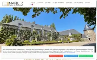 Manoirdelabegaudiere.com Screenshot 2024-07-10 00:10:08