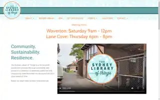 Thesydneylibraryofthings.org.au Screenshot 2024-07-03 13:20:03
