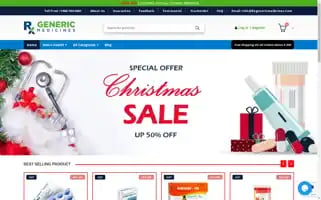 Rxgenericmedicines.com Screenshot 2024-07-07 03:03:53