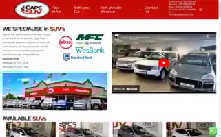 Capesuv.co.za Screenshot 2024-07-05 21:25:46
