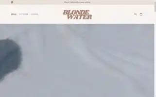 Blondewater.com Screenshot 2024-05-03 18:06:48
