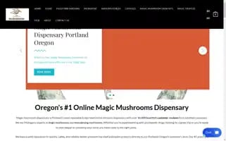Magicmushroomdispensaryoregon.com Screenshot 2024-05-28 21:11:37