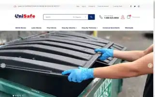 Unisafegloves.com Screenshot 2024-05-14 18:34:49