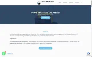 Lousspotlesscleaning.com Screenshot 2024-05-28 05:06:08