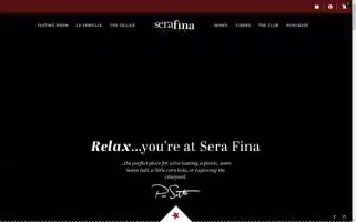 Serafinacellars.com Screenshot 2024-06-12 09:47:49