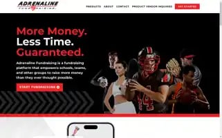 Adrenalinefundraising.com Screenshot 2024-05-08 10:18:09