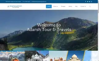 Adarshtourandtravels.com Screenshot 2024-04-25 10:33:09