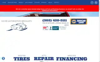 Davesautospecialist.com Screenshot 2024-05-15 19:26:48