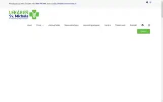Lekarensvmichal.sk Screenshot 2024-07-09 23:04:37