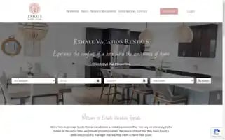 Exhalevacationrentals.com Screenshot 2024-04-18 11:51:49