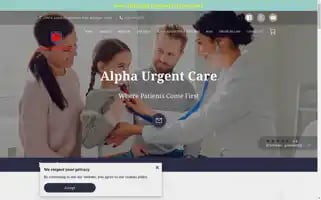 Alphaurgentcare.org Screenshot 2024-05-21 14:50:32