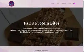 Pariproteinbites.com Screenshot 2024-05-26 10:31:51