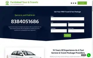 Faridabadtourandtravels.com Screenshot 2024-04-25 15:40:38
