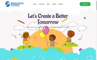 Robertscharityfoundation.org Screenshot 2024-07-07 10:46:34