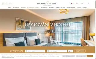 Maximus-resort.cz Screenshot 2024-06-11 10:42:21