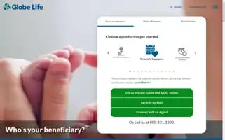 Globelifeinsurance.com Screenshot 2024-06-13 11:04:32