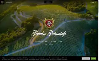 Tenutaparaninfi.com Screenshot 2024-05-18 21:43:30
