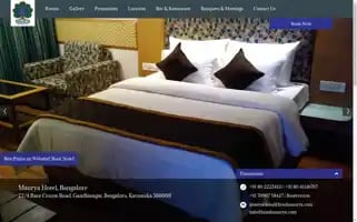 Hotelmaurya.com Screenshot 2024-05-10 03:13:36