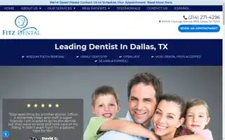 Fitzdentaldallas.com Screenshot 2024-05-09 17:49:05