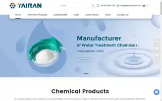 Tairanchemical.com Screenshot 2024-05-21 14:13:02