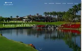 Hideawaygolfclub.com Screenshot 2024-07-05 18:44:55