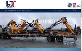 Lantriptrucking.com Screenshot 2024-04-15 20:38:59