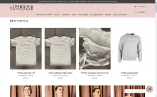 Limbersdancewear.com Screenshot 2024-05-12 18:10:16