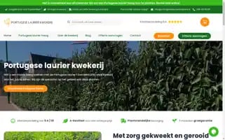 Portugeselaurierkwekerij.nl Screenshot 2024-05-18 13:50:51