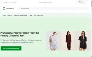 Pjgarment.com Screenshot 2024-05-24 00:47:04