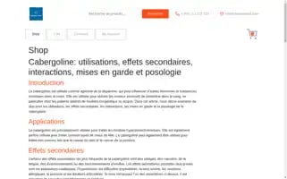 Cabergolinefrance.com Screenshot 2024-05-26 19:38:40