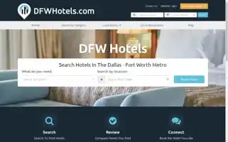 Dfwhotels.com Screenshot 2024-04-25 13:35:41