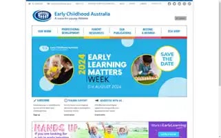 Earlychildhoodaustralia.org.au Screenshot 2024-05-09 12:24:48