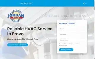 Jordanhvacutah.com Screenshot 2024-07-02 20:42:15